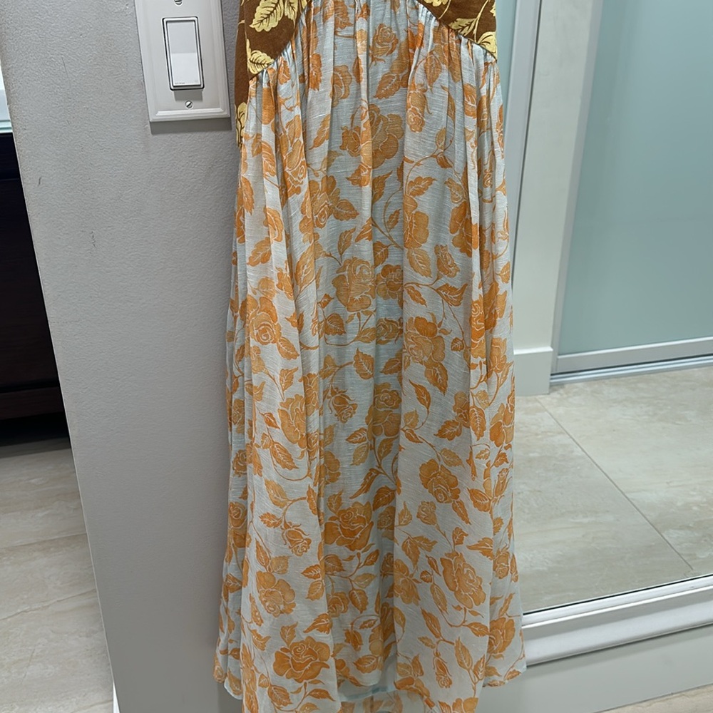 Zimmerman lovestruck multicolor linen Floral Maxi Dress - Picture 8 of 11
